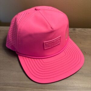 New Rare Melin Hydro Coronado Brick Neon Collection Hot Pink Snapback Rope Hat